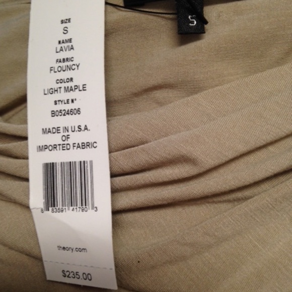 NWT $235 Theory Lavia Ruched Dress - Picture 6 of 8